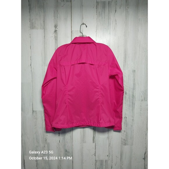 Columbia Jacket Womens Small Pink Full Zip Hooded Lightweight - Picture 5 of 8